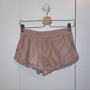 Talula Maywood Floral Lace Shorts
